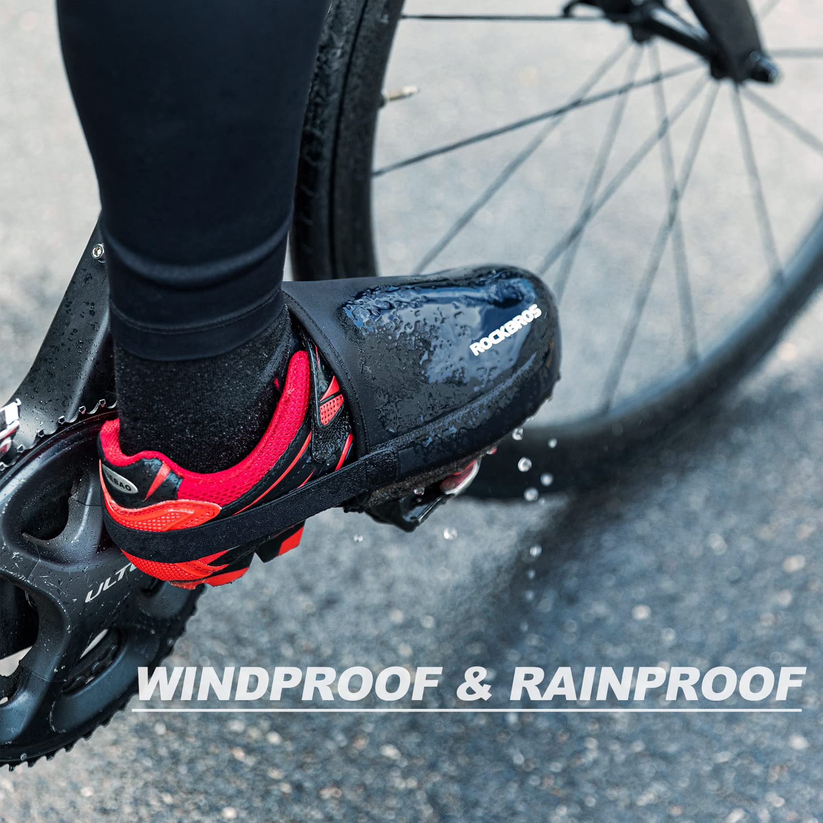 Cycling Shoe Toe Covers Unisex Cold Weather Overshoes