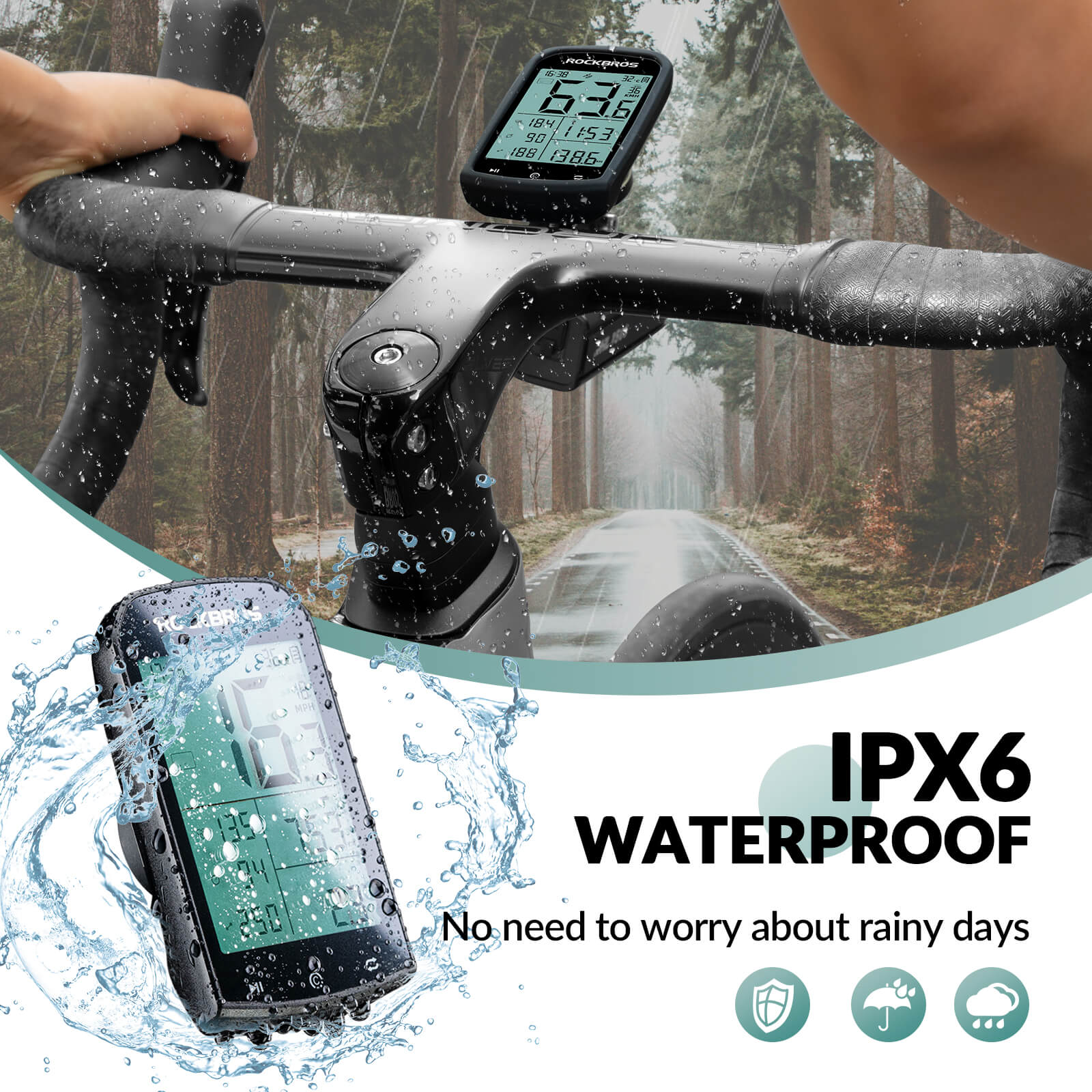 ROCKBROS M1 Smart Bike GPS Computer