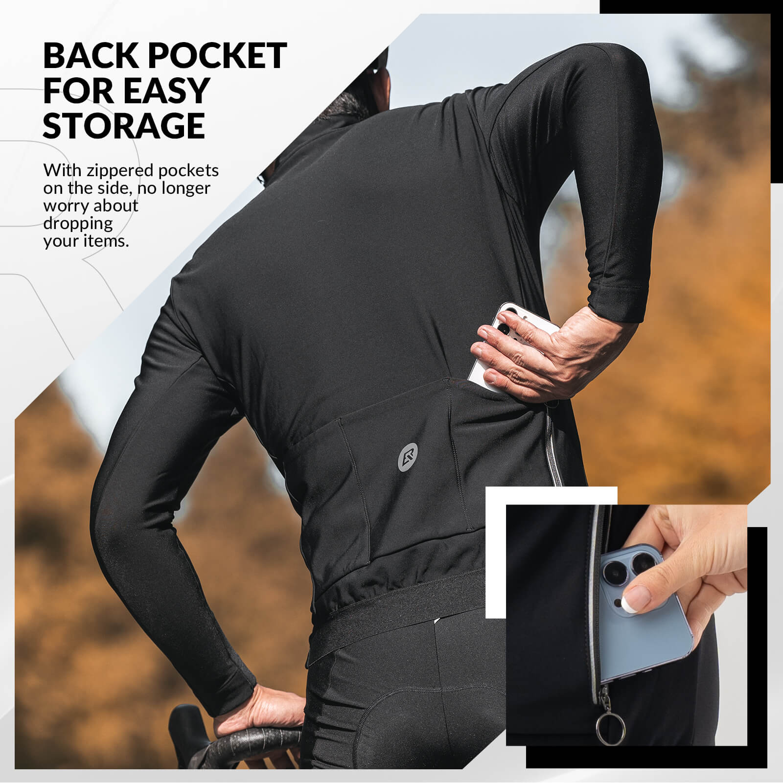 Men's Long-Sleeve Thermal Cycling Jersey